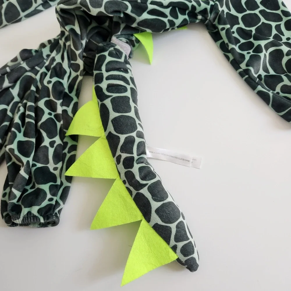 Zip-up Hooded Dinosaur Costume Toddler Kids size 18‎ - 24 Months